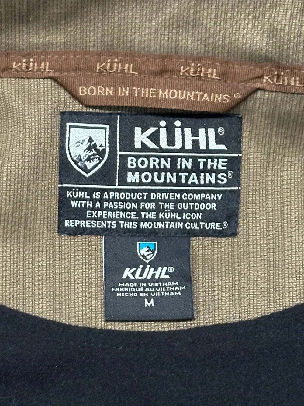 Kuhl Burr Vest in Dark Brown Size Medium